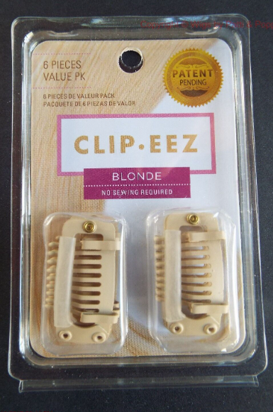 CLIP-EEZ No SEWING Need Wig CLIP Brown