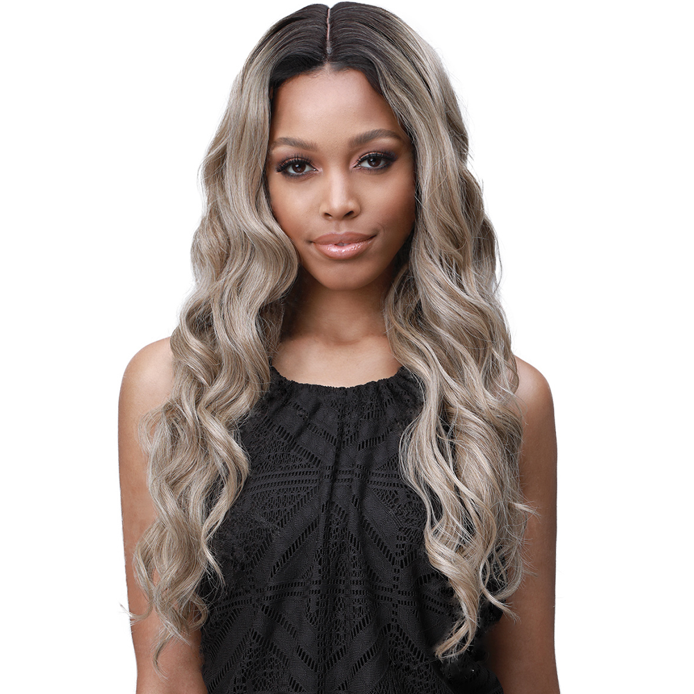 BOBBI BOSS HUMAN HAIR BLEND EXTREME PART LACE FRONT WIG MBLF230